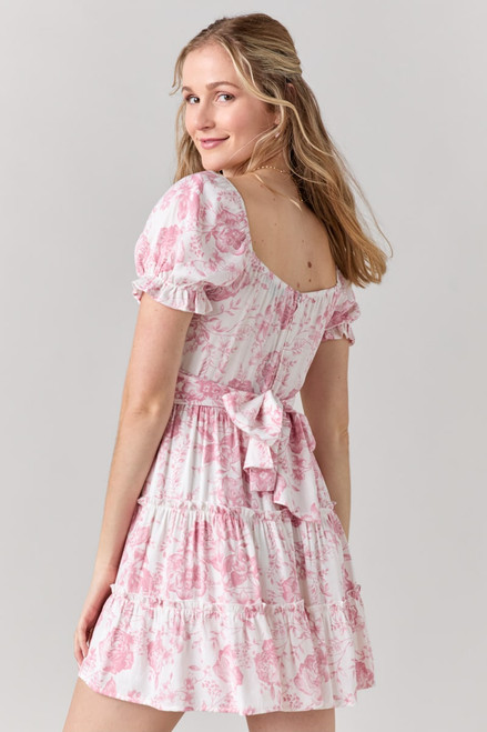 Libbie Floral Tie Back Dress