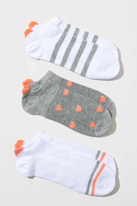 Corina Stripes And Hearts Socks