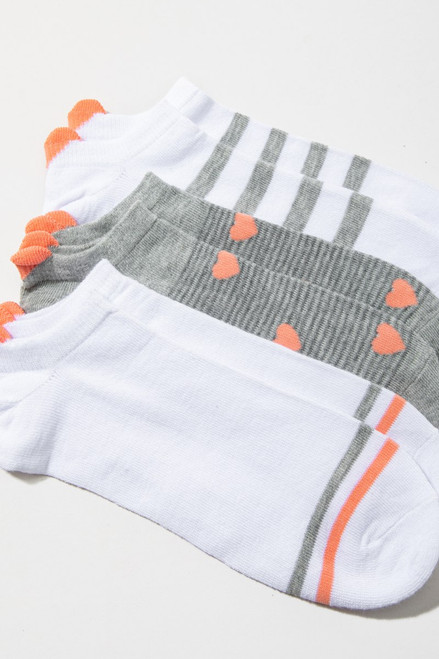 Corina Stripes And Hearts Socks