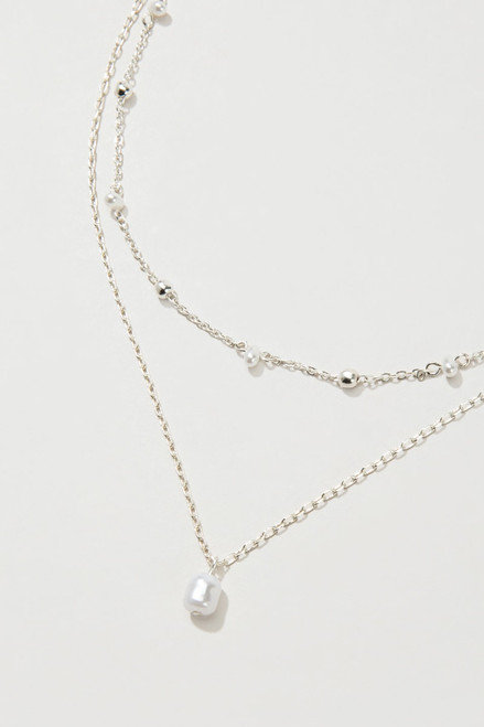 Pearl Ball Pendant Necklace