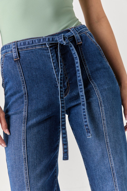 Amethyst Center Seam Bootcut Jeans