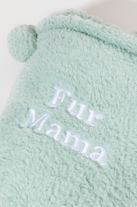 Fur Mama Embroidered Soft Blanket