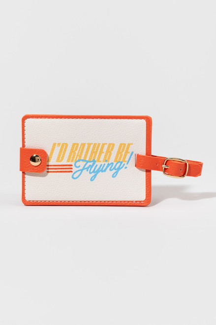 Bando Id Rather Be Flying Getaway Luggage Tag