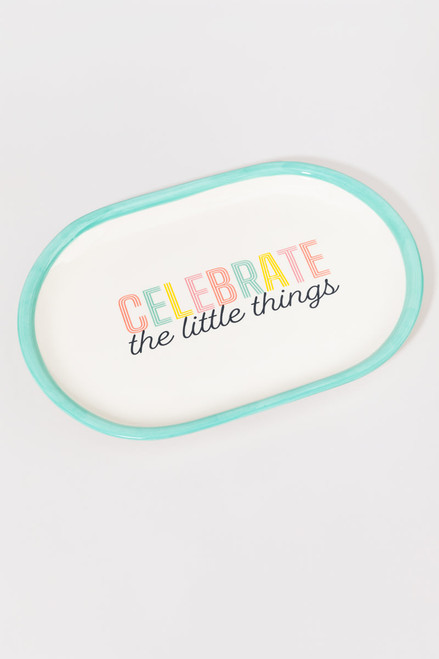 Celebrate Ceramic Platter