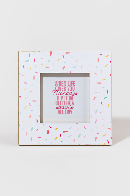 Confetti Square Frame