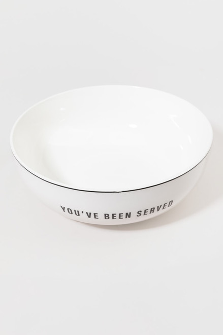 You Have Been Served Serving Bowl