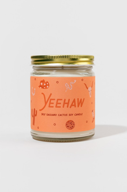 Yeehaw 9oz Candle Jar