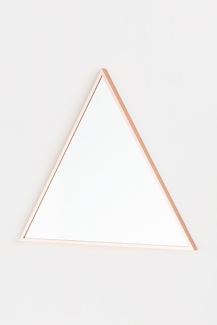 Triangle Aluminum Frame Mirror