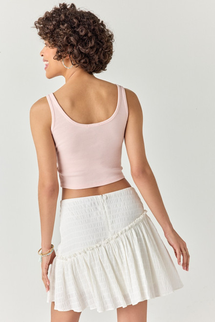 Sharlene Asymmetrical Flippy Mini Skirt