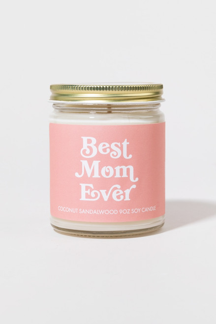Best Mom Ever 9oz Candle Jar