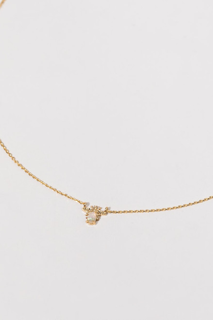 Fiona Opal Bee Pendant Necklace