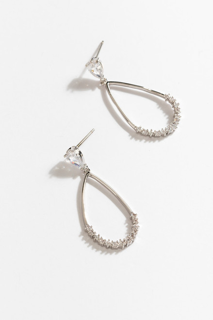 Elaine Crystal Drop Earrings