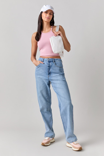 Jeannette Straight Cord Seam Jeans