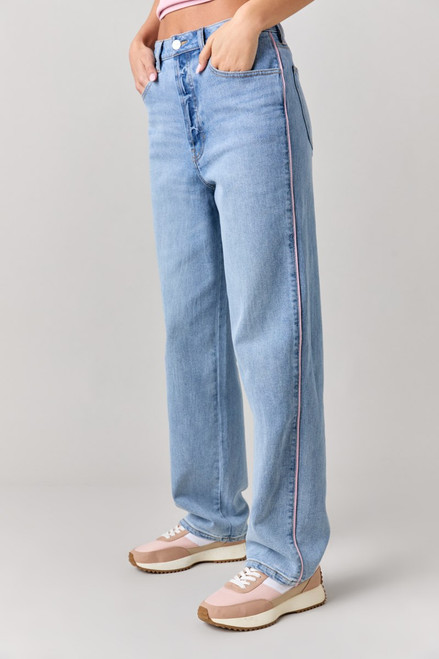 Jeannette Straight Cord Seam Jeans