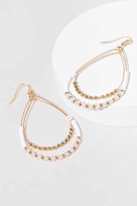 Rachel Beaded Tear Drop Earrings