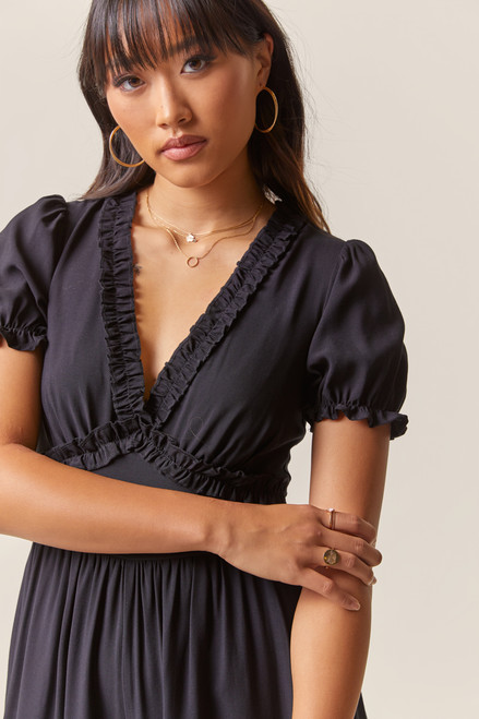 Serena Ruffle Trim Jumpsuit