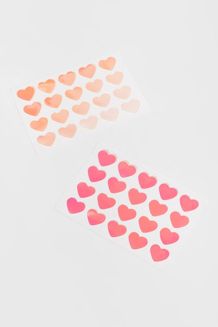 Sugarluv Hydrocolloid Holographic Heart Acne Patches