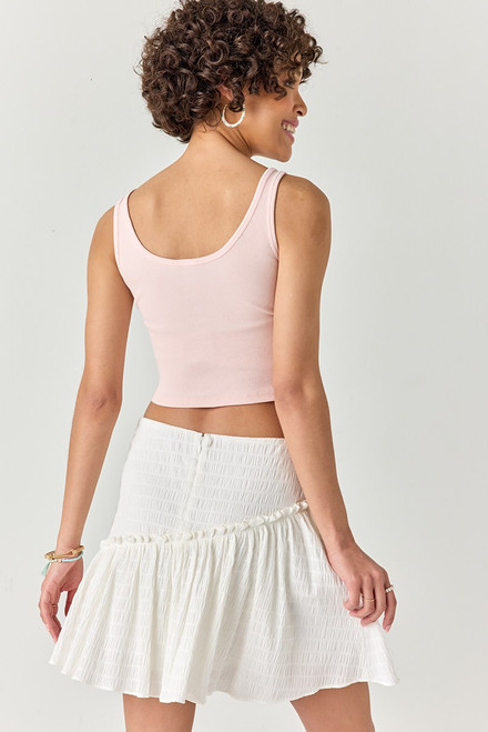 Bessie Crewneck Henly Tank Top