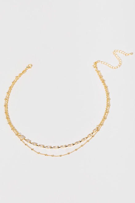 Courtney Baguette Necklace