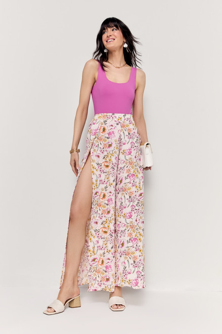 Jayne Floral Print Fluid Pants