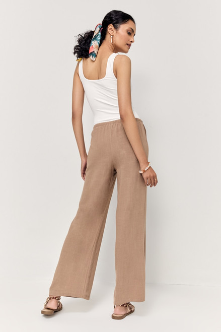 Christa Flowy Linen Pants