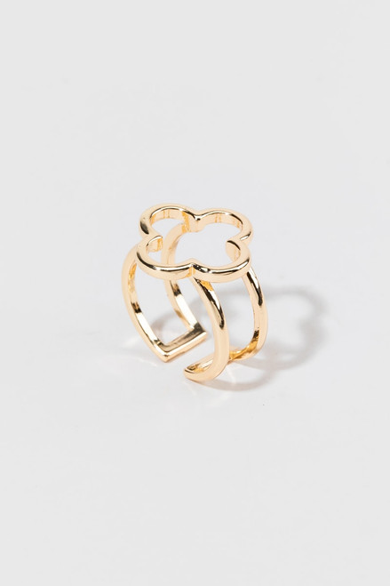 Alora Open Clover Ring