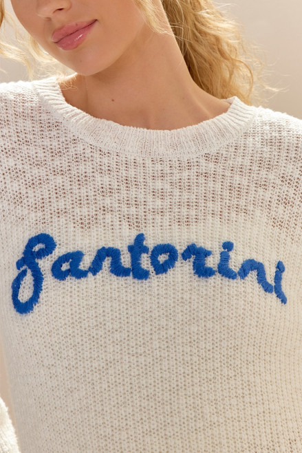 Gwen Santorini Stitch Pullover