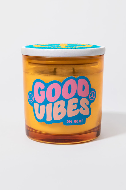 DW Home Good Vibes Rug Top Scented Candle