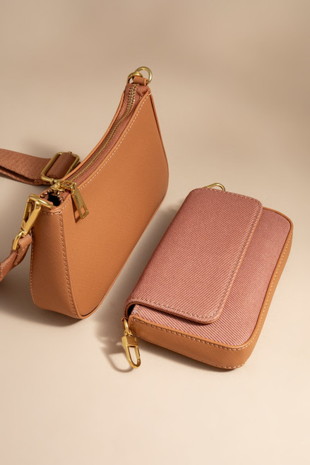 Brooke Canvas Thick Strap Crossbody Bag