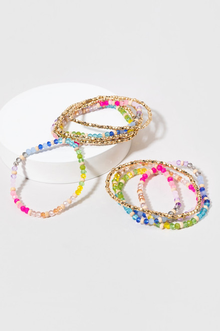 Terrie Rainbow Glass Bead Ten Pack Set