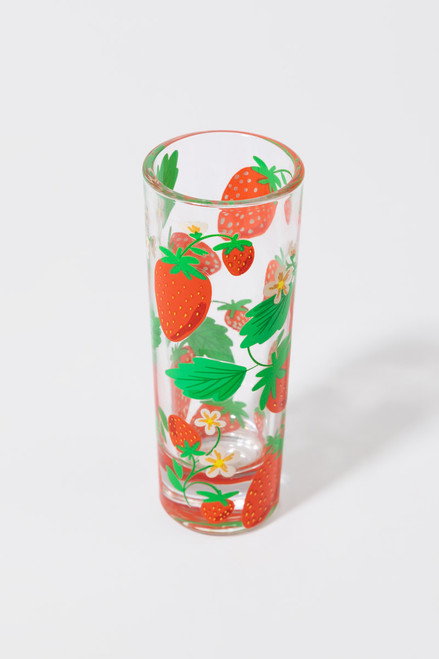 Tall Strawberry Shot Glass