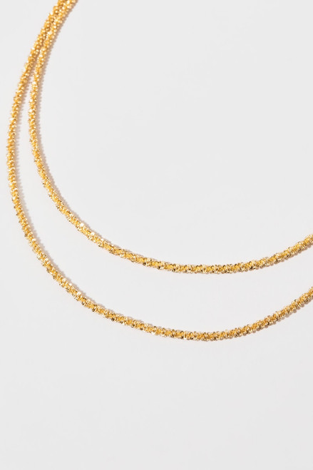 Suzie Mesh Twist Chain Necklace