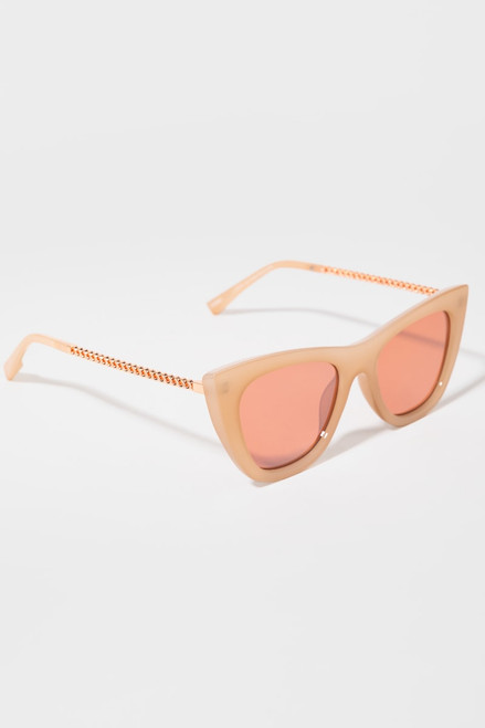 Courtney Chain Link Cat Eye Sunglasses