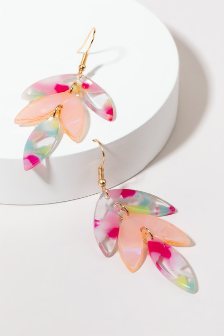 Veronica Abstract Leaves Earrings