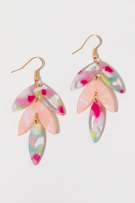 Veronica Abstract Leaves Earrings