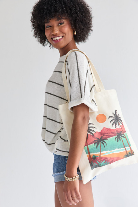 Maxine Sunset Graphic Tote Bag
