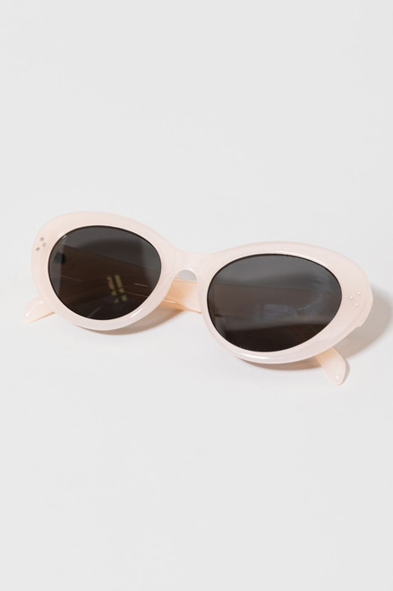 Johanna Silver Rivets Sunglasses