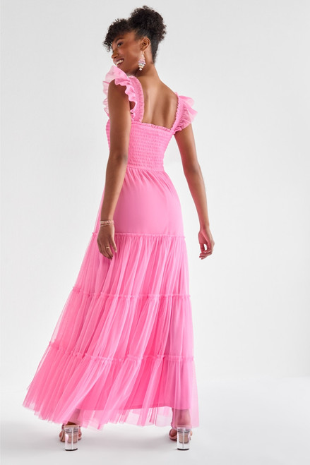 Susie Tulle Tiered Maxi Dress