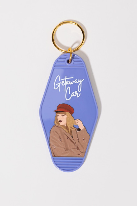 Taylor Swift Getaway Car Motel Key Ring