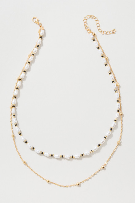 Sophia Double Row Pearl Necklace