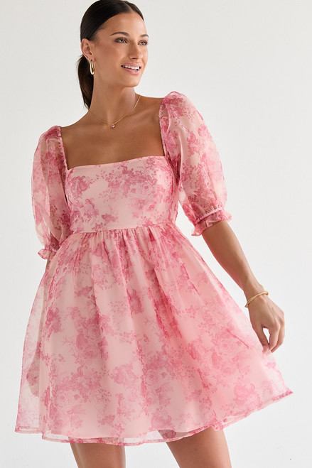 Cassandra Floral Babydoll Dress