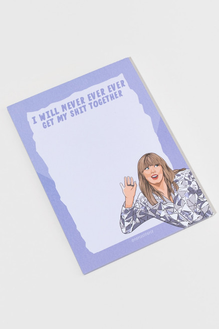 Never Ever Taylor Swift Notepad