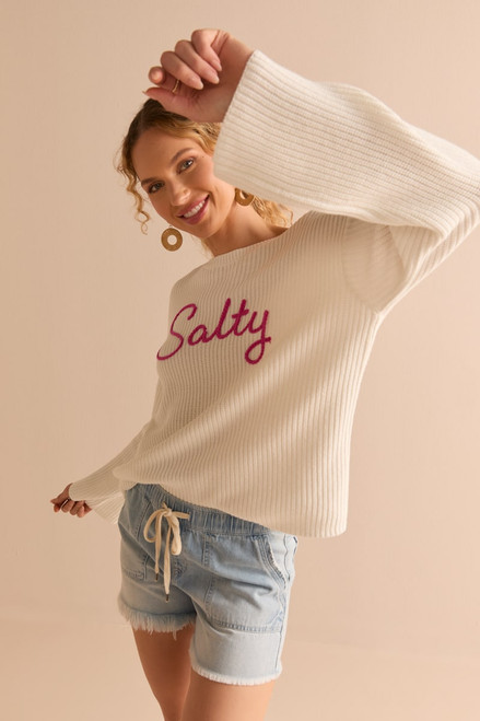 Salty 3D Stich Pullover