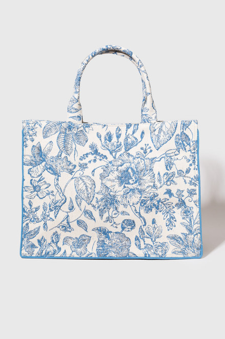 Jeanna Floral Canvas Tote Bag