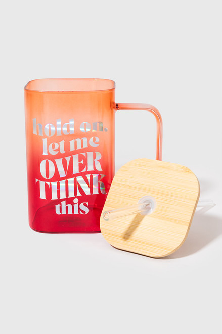 Overthink Square Glass