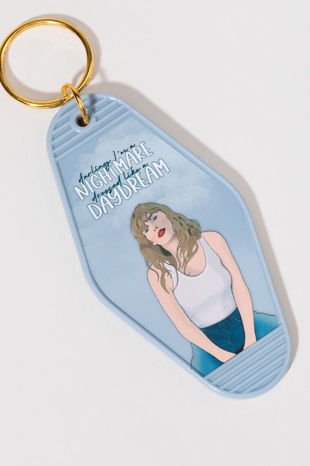 Taylor Blue Motel Keychain