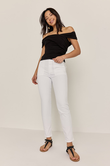 【EZKATON】24SS★ Park Crop Denim Pants EZKATON】24SS☆ Park Crop Denim Pants (EZKATON/ハーフ