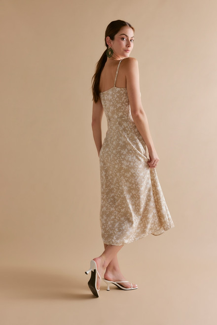 Kaitlyn Floral Midi Dress