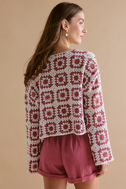 Agatha Square Open Cardigan