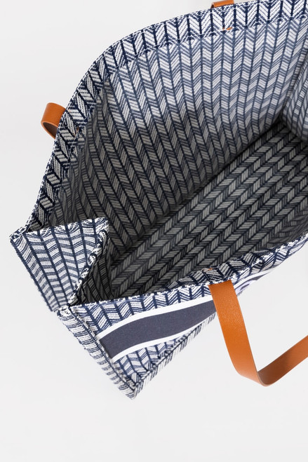 Helen Paris Herringbone Tote Bag